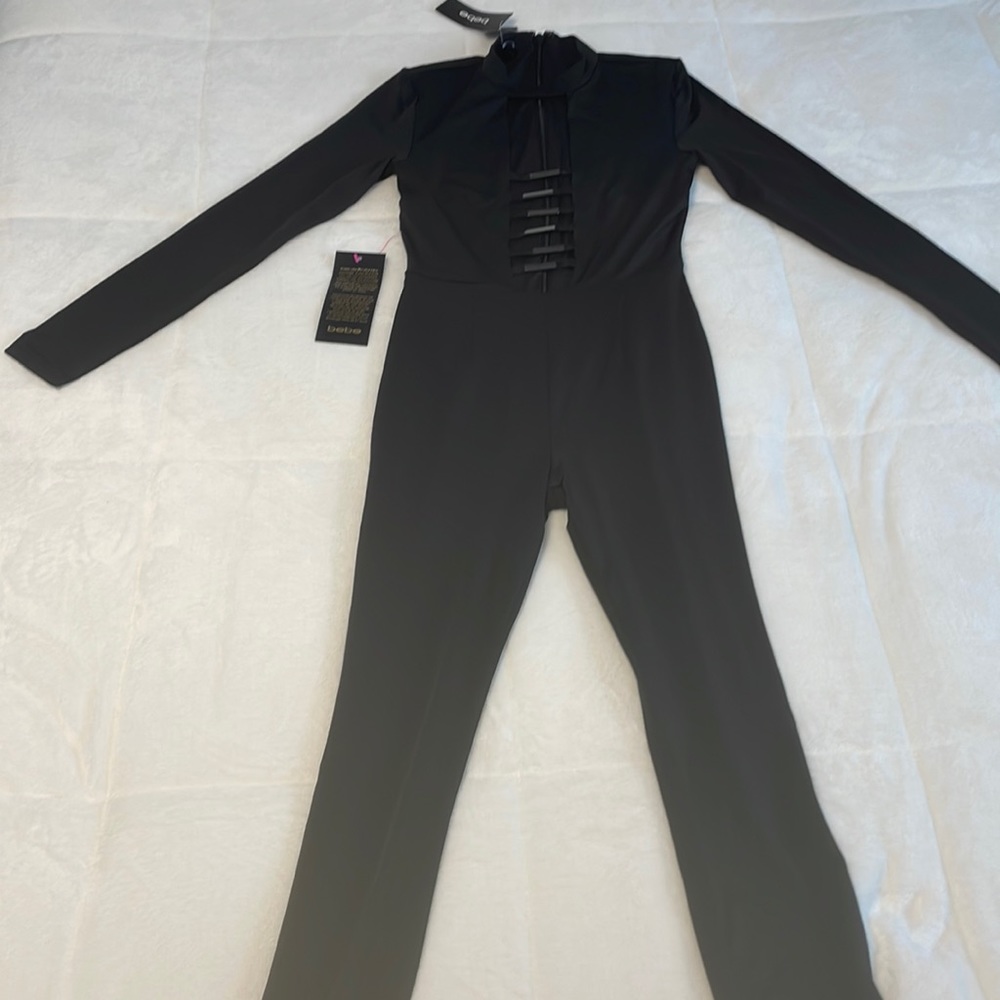 Bebe size small black jumpsuit